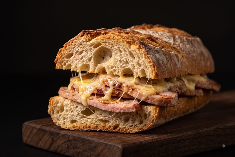 Bocadillo de lomo y queso