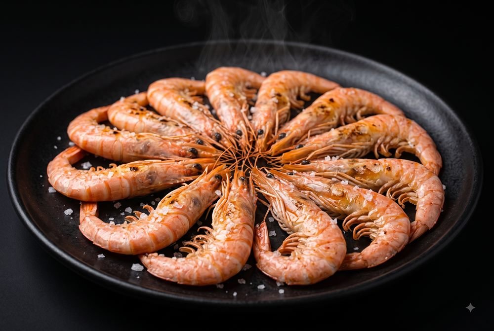 Gamba a la plancha